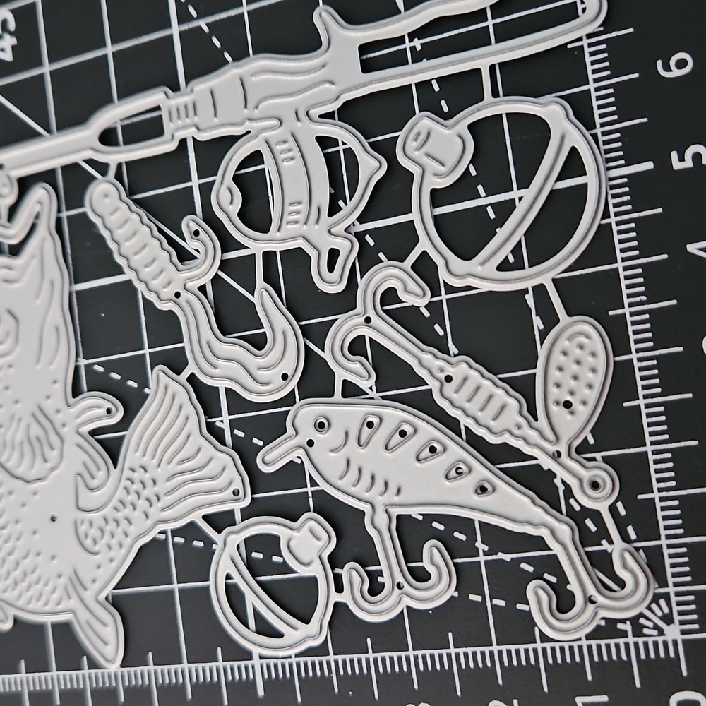 Fishing Themed Metal Die Cuts - Picture 4 of 4